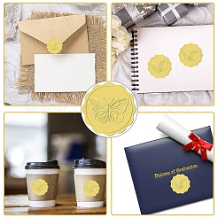 34 Blatt selbstklebende Aufkleber mit Goldfolienprägung&nbsp;DIY-WH0509-014
