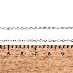 Ожерелья из латунных текстурированных цепочек-кабелей MAK-L045-06P