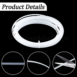 10 m durchscheinendes PVC-Formband für Brautkleider (Fischgrätenmuster)&nbsp;DIY-GF0014-12C