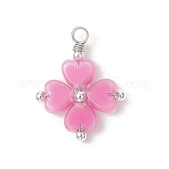 Акрил с латунными подвесками&nbsp;PALLOY-JF04136-02