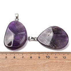 Anhänger aus natürlich gebändertem Amethyst&nbsp;GG-K002-05H