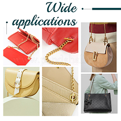 2 шт. 2 х железных цепных ремня для сумок&nbsp;DIY-WR0002-10LG