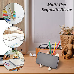 Съемные деревянные держатели для мобильных телефонов в форме слона&nbsp;LS-DIY-WH0297-40