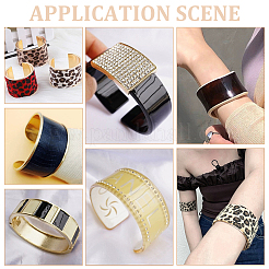 2шт. браслеты из сплава с рифлением&nbsp;BJEW-UN0001-90