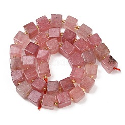 Природного кварца клубники нитей бисера&nbsp;G-G053-B27-01