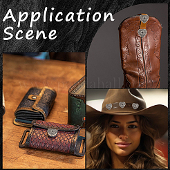 20 комплект заклепок для монет из цинкового сплава FIND-CP0001-88