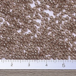 MIYUKIラウンドロカイユビーズ  日本製シードビーズ  （rr310)ピーチトパーズゴールド光沢  11/0  2x1.3mm  穴：0.8mm  約1100PCS /ボトル  10 G /ボトル&nbsp;SEED-JP0008-RR0310