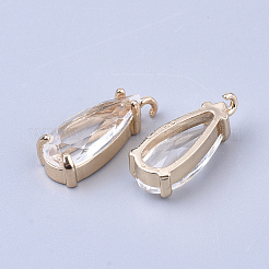 Прозрачные стеклянные подвески&nbsp;GLAA-T007-22