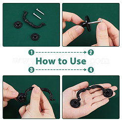 8 пакетик ручки для ящиков из цинкового сплава AJEW-FH0006-29A