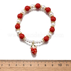 Латунь браслеты простирания BJEW-C098-02A