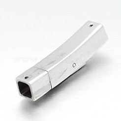 Застежки для браслета из нержавеющей стали кубической формы 304 STAS-N065-49