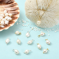Breloques en perles d'eau douce de culture naturelle&nbsp;FIND-YW0004-29