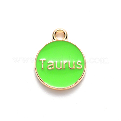 Pendentifs d'émail en alliage&nbsp;LS-ENAM-S124-01B-06C