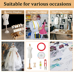 1/3 масштаб мини женский манекен платье форма торс режим&nbsp;DIY-OC0011-49