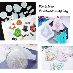 Силиконовые Молды для рождественских кулонов DIY-OC0001-80