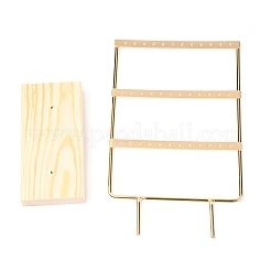 Трехслойный дисплей железной серьги&nbsp;DIY-I047-06A