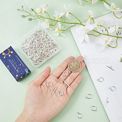 100 шт. застежки-тоггл из сплава FIND-SC0008-06