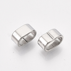 Breloques coulissantes en acier inoxydable 304 résistant au ternissement&nbsp;LS-STAS-T045-46P