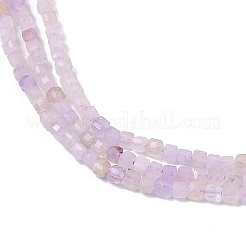 Нити бусин из натурального лавандового аметиста G-I379-B01-01