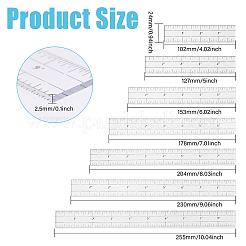 Набор акриловых линеек TOOL-WH0155-180