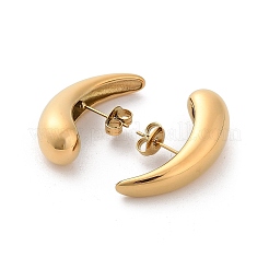 Серьги-гвоздики из нержавеющей стали 304 EJEW-H115-18G