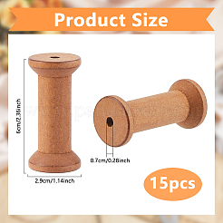 Деревянные пустые катушки для проволоки&nbsp;WOOD-WH0034-88