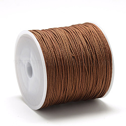 Нейлоновая нить, китайский вязать шнур, цвет охры, 1.5 мм, около 142.16 ярда (130 м) / рулон