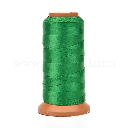 Polyesterfäden, für Schmuck machen, grün, 0.5 mm, ca. 601.48 Yard (550m)/Rolle