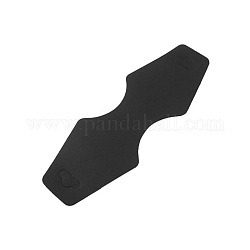 Пластиковая карта, чёрные, использоваться для головных уборов и подвески, 122 мм длиной, шириной 46 мм 