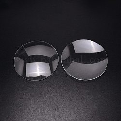 Coperchio del bicchiere del piatto di superficie in vetro, per vetreria da laboratorio, rotondo e piatto, chiaro, 10x0.2cm
