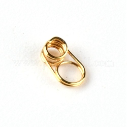 201 направляющее кольцо из нержавеющей стали, рыболовный аксессуар, золотой свет, 5x3x2 мм, отверстия : 1.6 mm и 2.5 мм