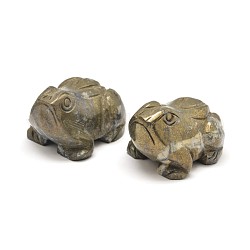 Frog Natural Pyrite Home Display Decorations, Gemstone, 52x39x34mm