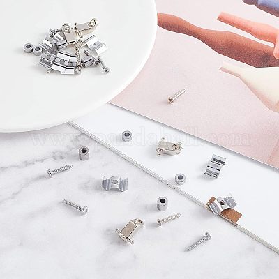 Железный и сплавный гвоздь для струн электрогитары AJEW-FG0001-84-1