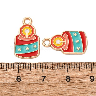 Рождественские эмали сплава подвески ENAM-K080-01D-G-1