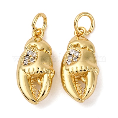 Латунные микро проложить кубического циркония подвески KK-P308-53G-1