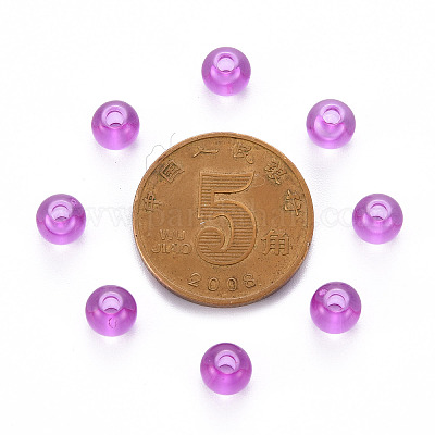 Прозрачные акриловые бусины&nbsp;X-MACR-S370-A6mm-740-1