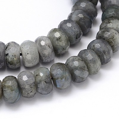 Натуральные лабрадоритные жгуты из бисера G-O095-05-G-1