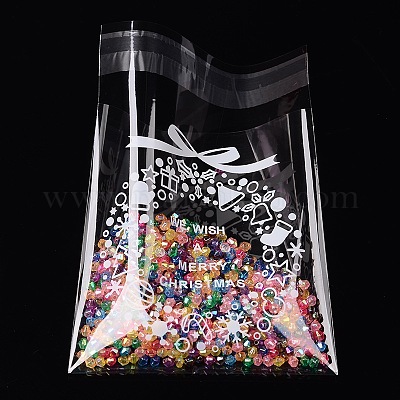 Прямоугольник мешки ОПП целлофан на Рождество OPC-L001-34A-1