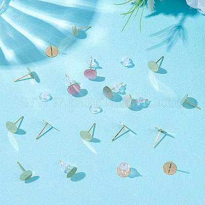 200 шт. серьги-гвоздики из нержавеющей стали 304 DIY-BBC0001-27-1