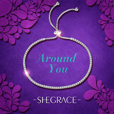 Браслет из стерлингового серебра с родиевым покрытием JB416A-1