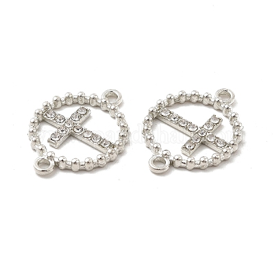 Подвески из сплава с хрустальными стразами FIND-H039-68P-1