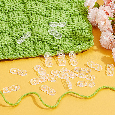 60 шт. 3 формы акрилового вязаного шапочного инструмента для изготовления застежки FIND-GA0004-04-1