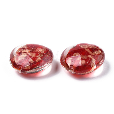 Бусины ручной работы бусины золотого песка LAMP-N031-01-06-1