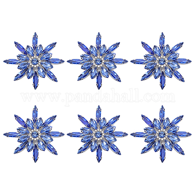 6шт стеклянные кабошоны&nbsp;GLAA-FG0001-32B-1