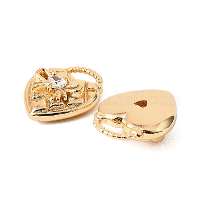 Латунные микро проложить кубического циркония подвески KK-K351-63G-1