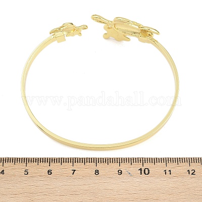 Браслеты-манжеты из латуни с морскими организмами для женщин BJEW-D368-03L-G-1