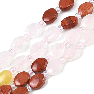 Нити из вишневого кварцевого стекла&nbsp;G-Z135-A13-1