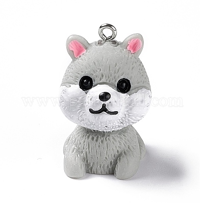 Подвески из непрозрачной смолы RESI-E032-01P-07-1