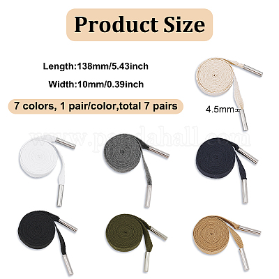 Хлопковые шнурки для обуви DIY-AB00011-1