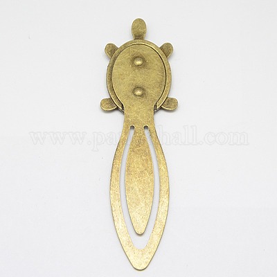 Тибетском стиле сеттинги черепаха закладку кабошон X-TIBE-S156-AB-NR-1